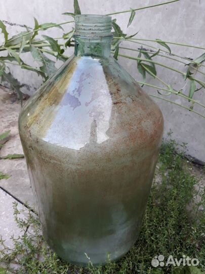 Бутыль стеклянная 20 литров ретро СССР