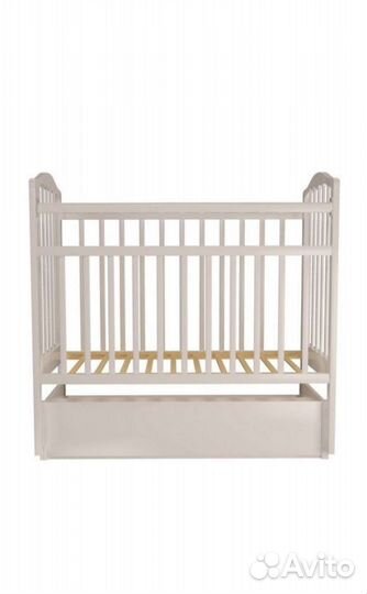 Кроватка Агат Золушка-6 с маятником слоновая кость