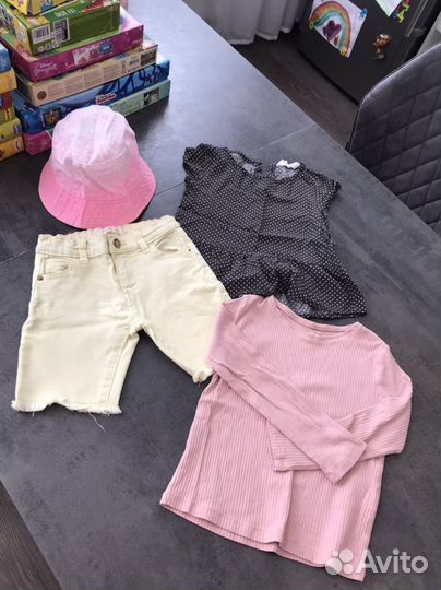 Вещи пакетом на девочку 110