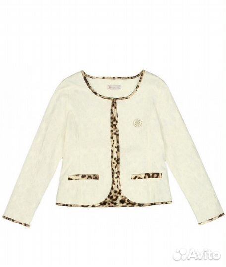 Нарядный пиджак для девочки р 140