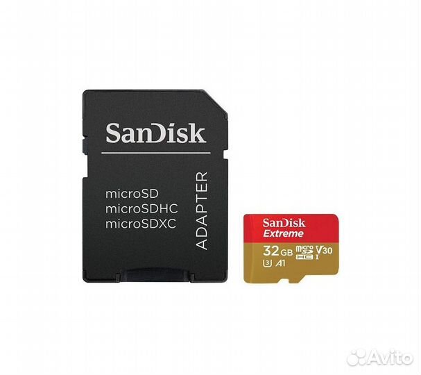 Карта памяти SanDisk microsdhc Extreme UHS-I U3 V3