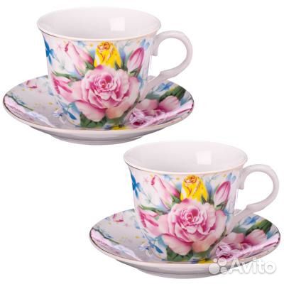 Чайный набор, 4пр.фарфор