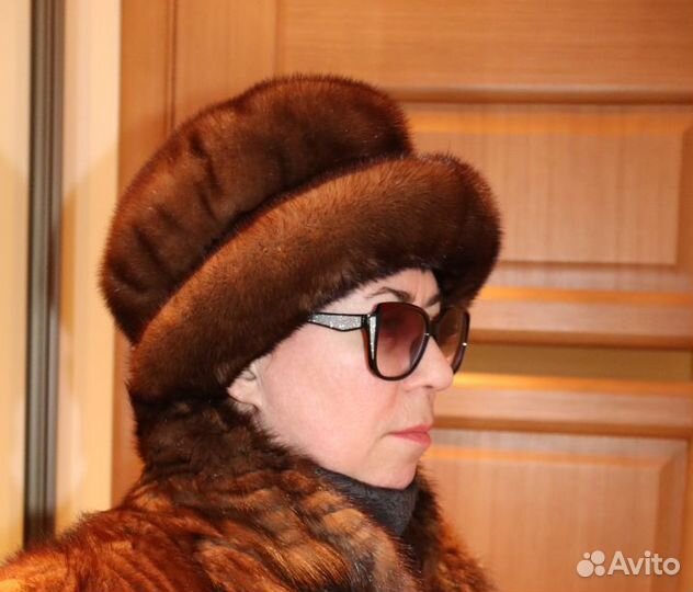 Шапка норковая женская