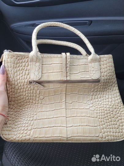 Сумка тоут натуральная кожа carlo pazolini