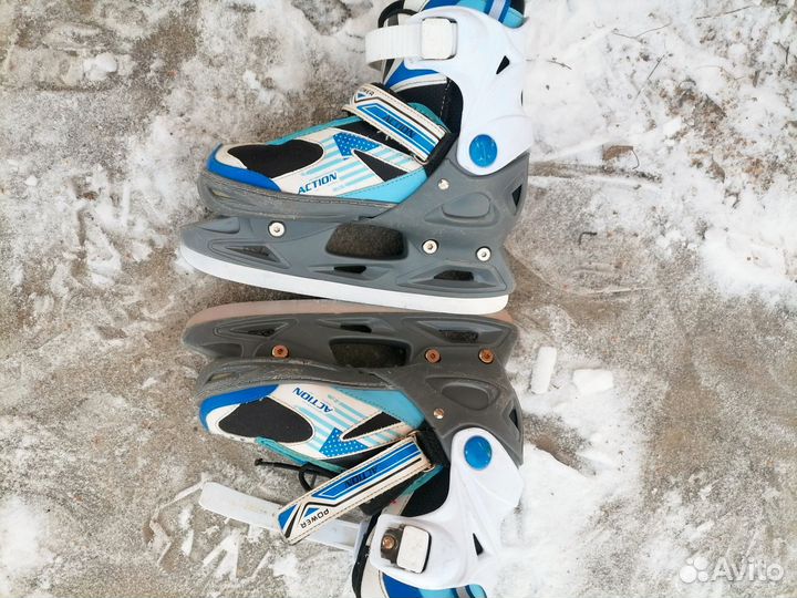 Коньки раздвижные 37 40