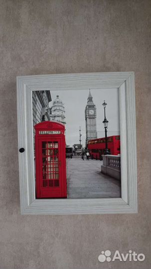 Ключница настенная из дерева и мдф