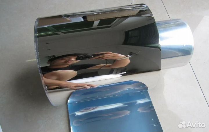 Зеркальный Пэт, в рулоне 1,2*2м. гибкое зеркало ц