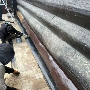 Замена венцов пола лагов / Ремонт сгнивших оснований / Подъем дома и устранение перекоса