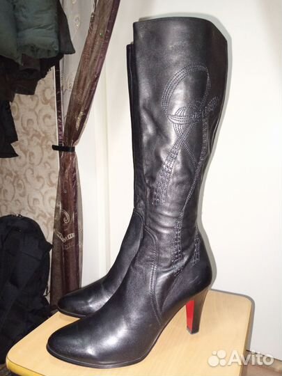 Сапоги женские весна-осень 39 размер