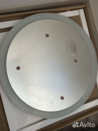 Зеркало с подсветкой круглое