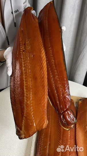 Изумительный кижуч холодного копчения