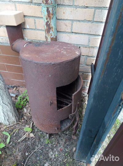Печка буржуйка чугунная СССР