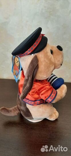 Игрушка поющая Собачка Ловелас с гармошкой