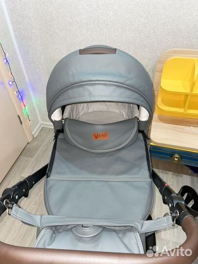 Коляска Verdi Mocca 3 в 1 графитовая
