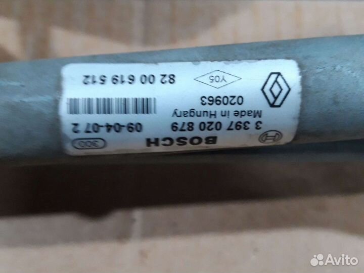 Трапеция дворников Рено Логан