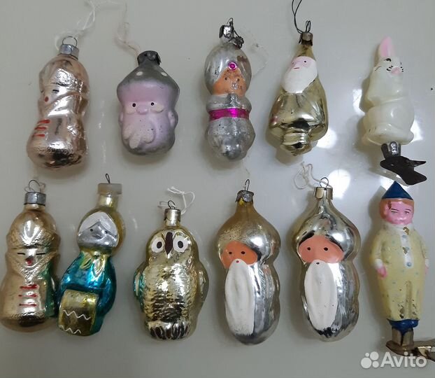 Елочные игрушки СССР