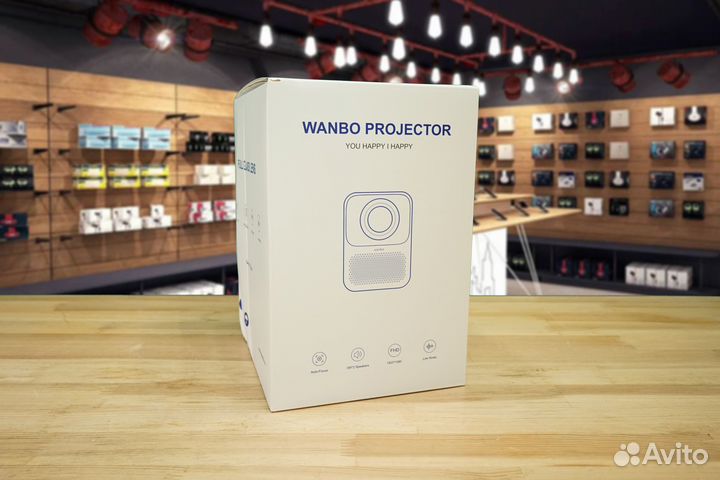 Проектор Xiaomi Wanbo T2 Max New, Blue