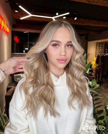 Модель на сложное окрашивание волос