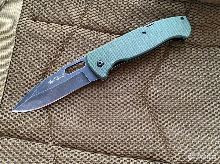 Складной нож UTE 440C stonewash green G10