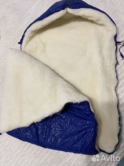 Конверт одеяло зимний на овчине