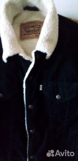 Мужская вельветовая джинсовая куртка Levis