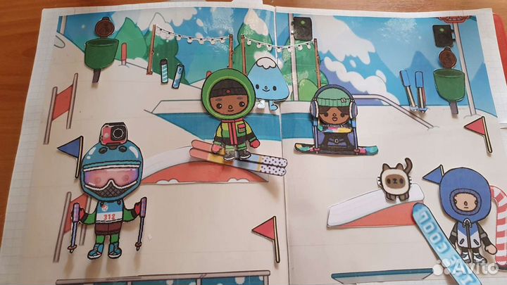 Настольная игра Тока Бока лыжи