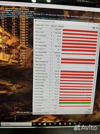 Palit RTX 3060ti Gaming pro OC samsung