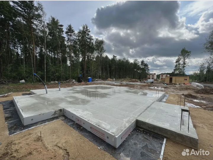 Фундамент под ключ. Заливка фундамента