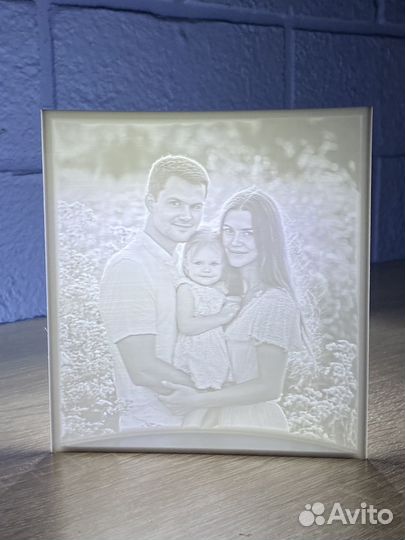 Литофания. Фоторамка. Ваше фото навсегда