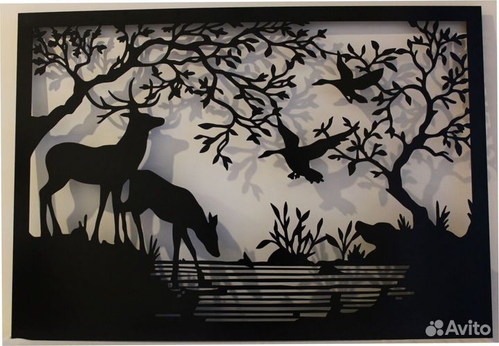 Пано из металла