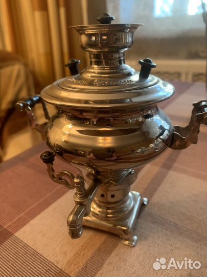 Минисамовар сувенирный с надписью Ясная Поляна