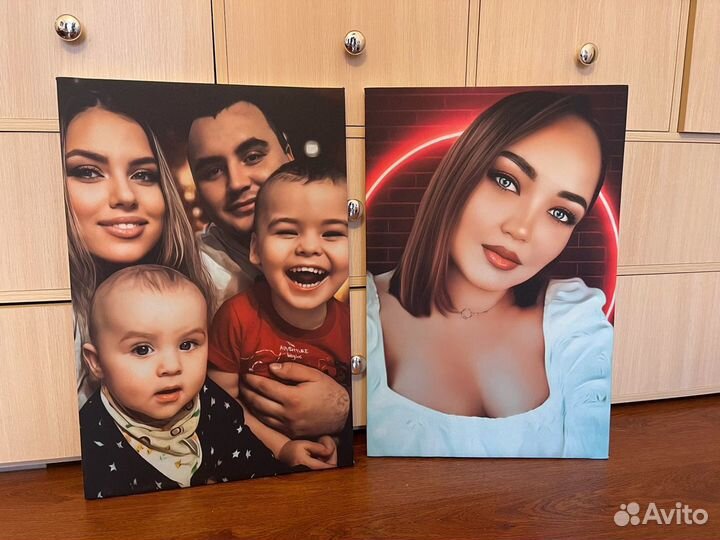 Портрет на холсте