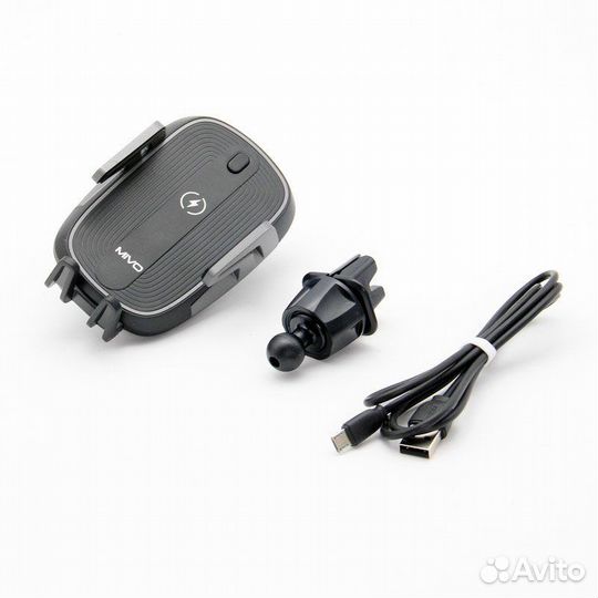 Держатель с беспроводной зарядкой Mivo MZ12 10W