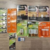 Батарейки Duracell, GP Super, TDM