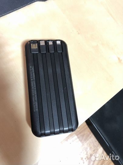 Внешний аккумулятор 20000 мАч Беспроводная зарядка