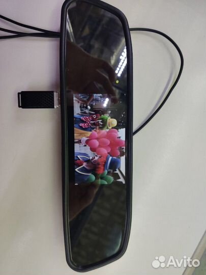 Зеркало с монитором 4,3 Bluetooth+USB+парковка