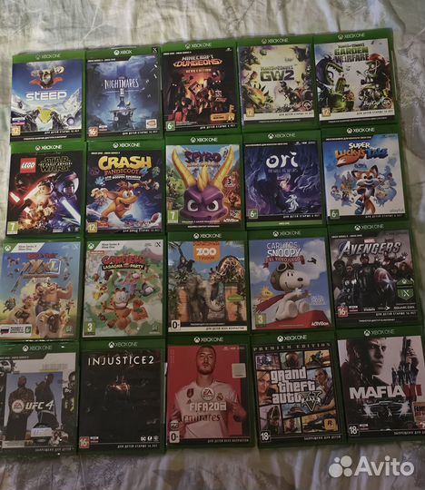 Игры на Xbox one.Отличное состояние