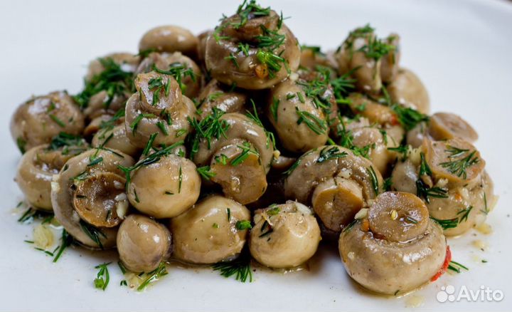 Шампиньоны маринованные