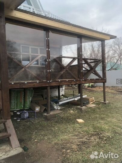 Мягкие окна на террасу