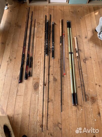 Спининги, маховые, троллинговые, фидерные удилища