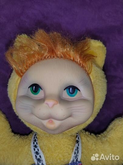 Игрушка мягкая кот гдр СССР 60годы винтаж