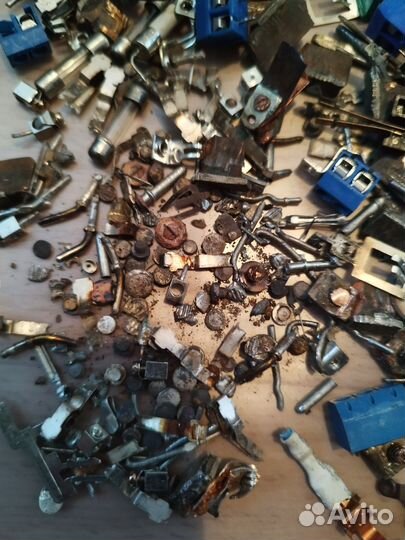 Радиодетали СССР серебро контакты