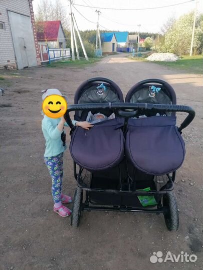 Коляска для двойни 2 в 1