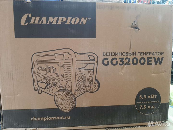 Бензиновый генератор Champion