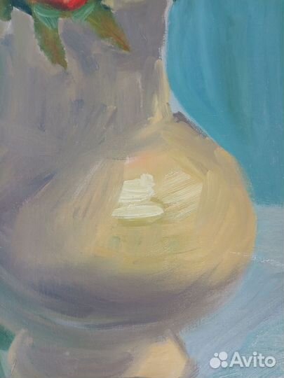 Картина маслом цветы