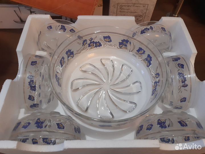 Набор салатников стеклянных