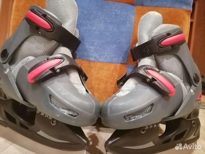 Коньки детские раздвижные 26 30
