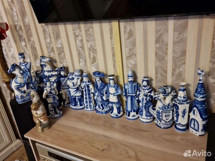 Штофы гжель