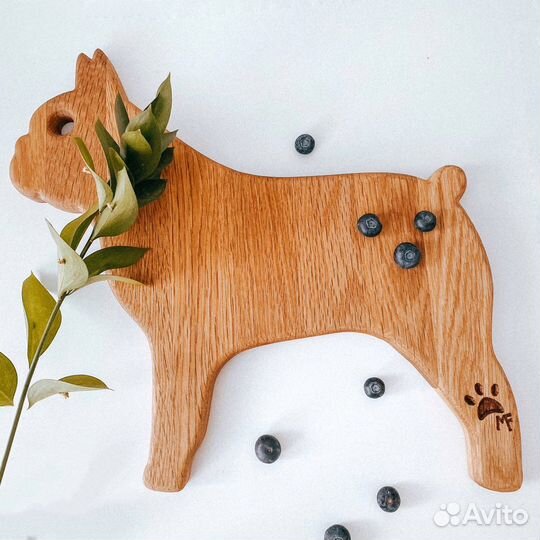 Разделочная доска французский бульдог