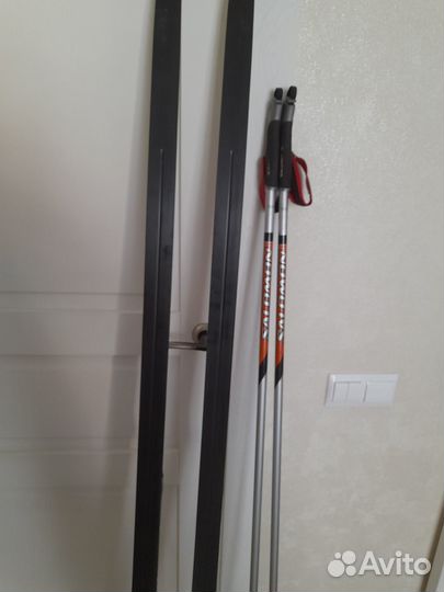 Лыжи+палки+ботинки Salomon 38